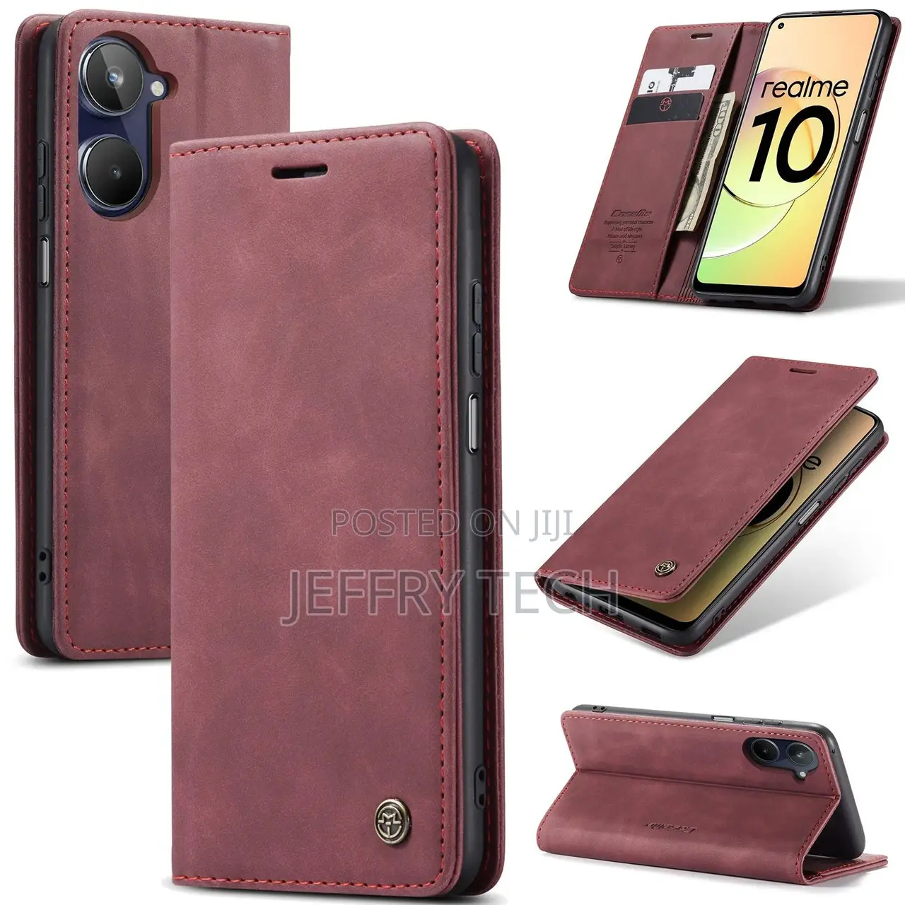 For Realme 10 4G Caseme 013 Multifunctional Horizontal Flip