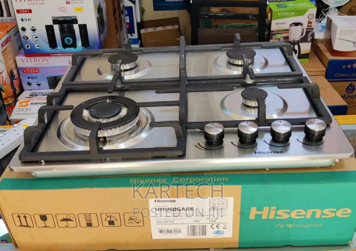 Hisense BUILT-IN HOB With Wok Burner