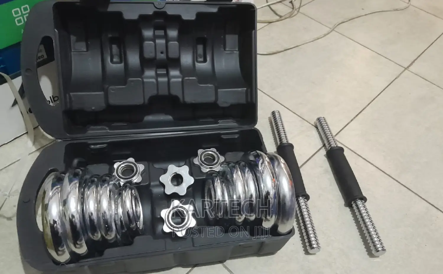Well Balanced 20kgs Chrome Dumbbells