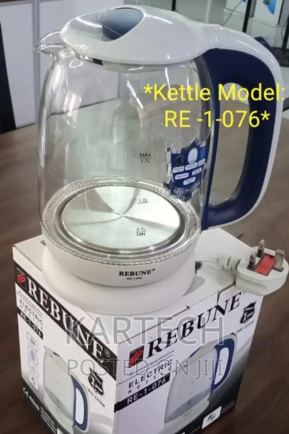 Rebune Glass Kettle 1.7litres