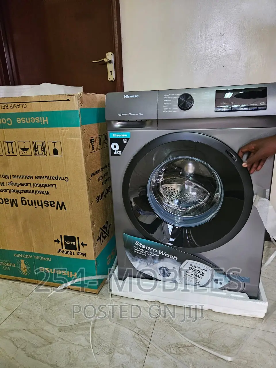 Hisense 9kg Wfqp9014evmt Front Load Washing Machine