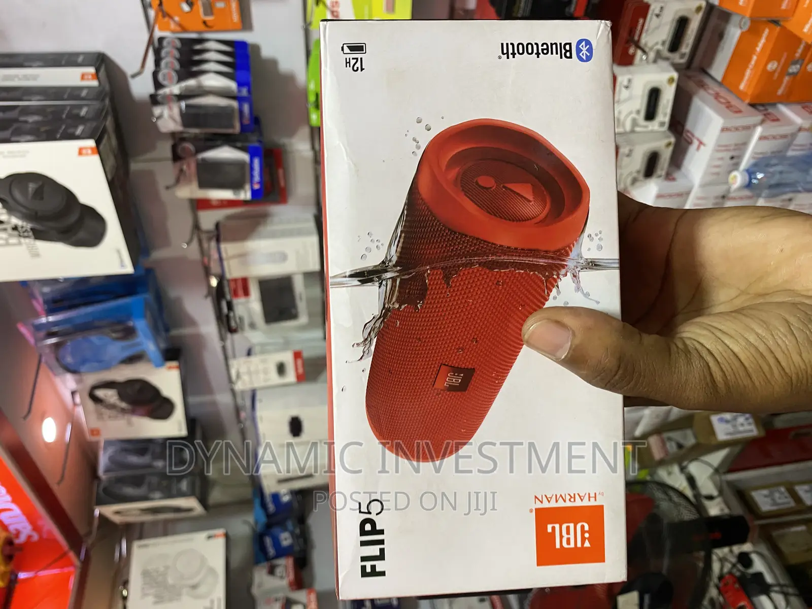 JBL FLIP 5, Waterproof Portable Bluetooth Speaker, Red