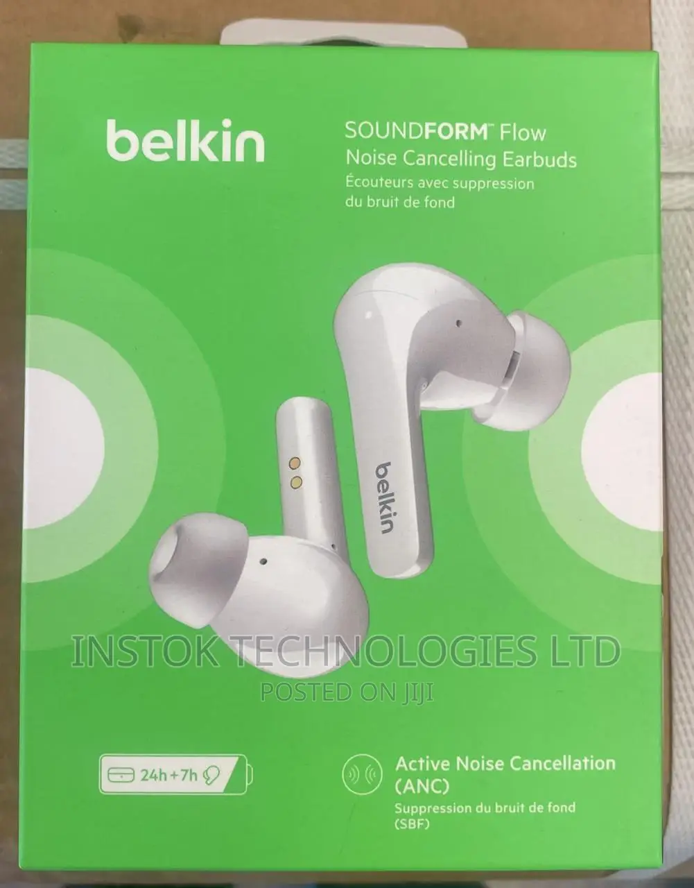 Belkin Soundform Flow Noise Cancelling Earbuds