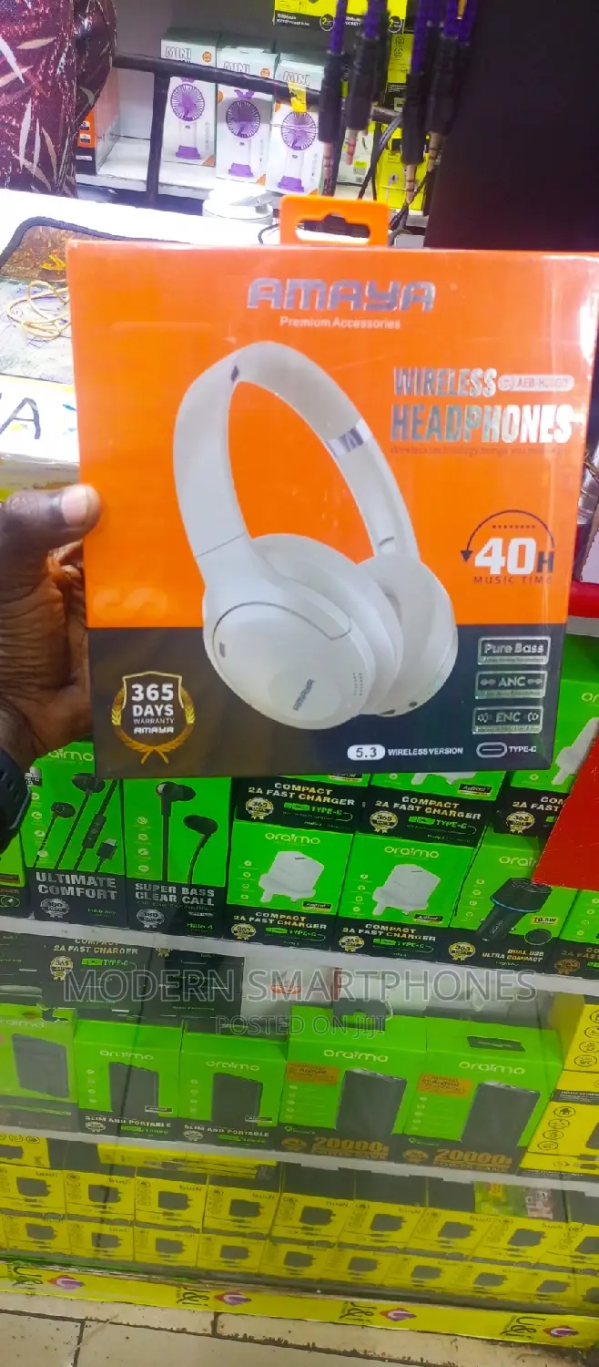 Amaya Active Noise Cancellation (ANC)Bluetooth Headphones