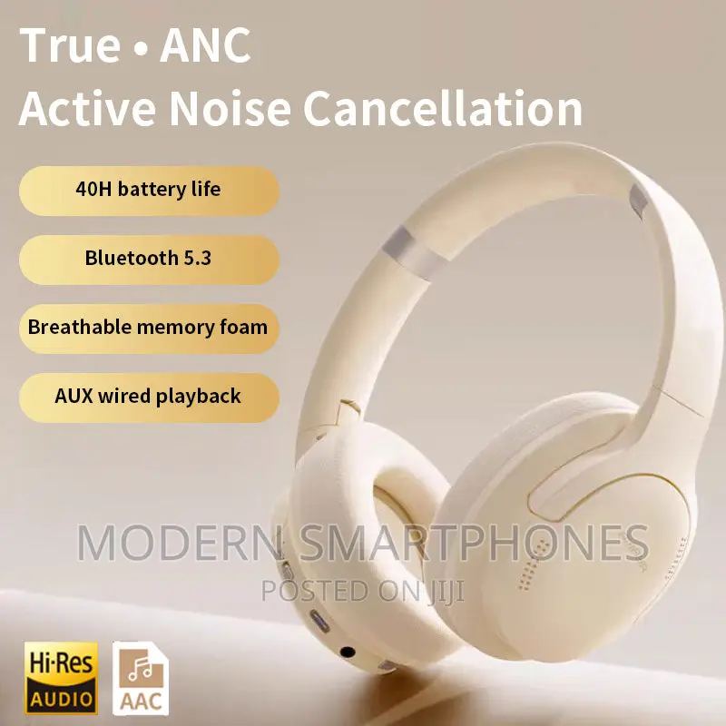 Amaya HD-360BT Active Noise Cancellation Wireless Headphones
