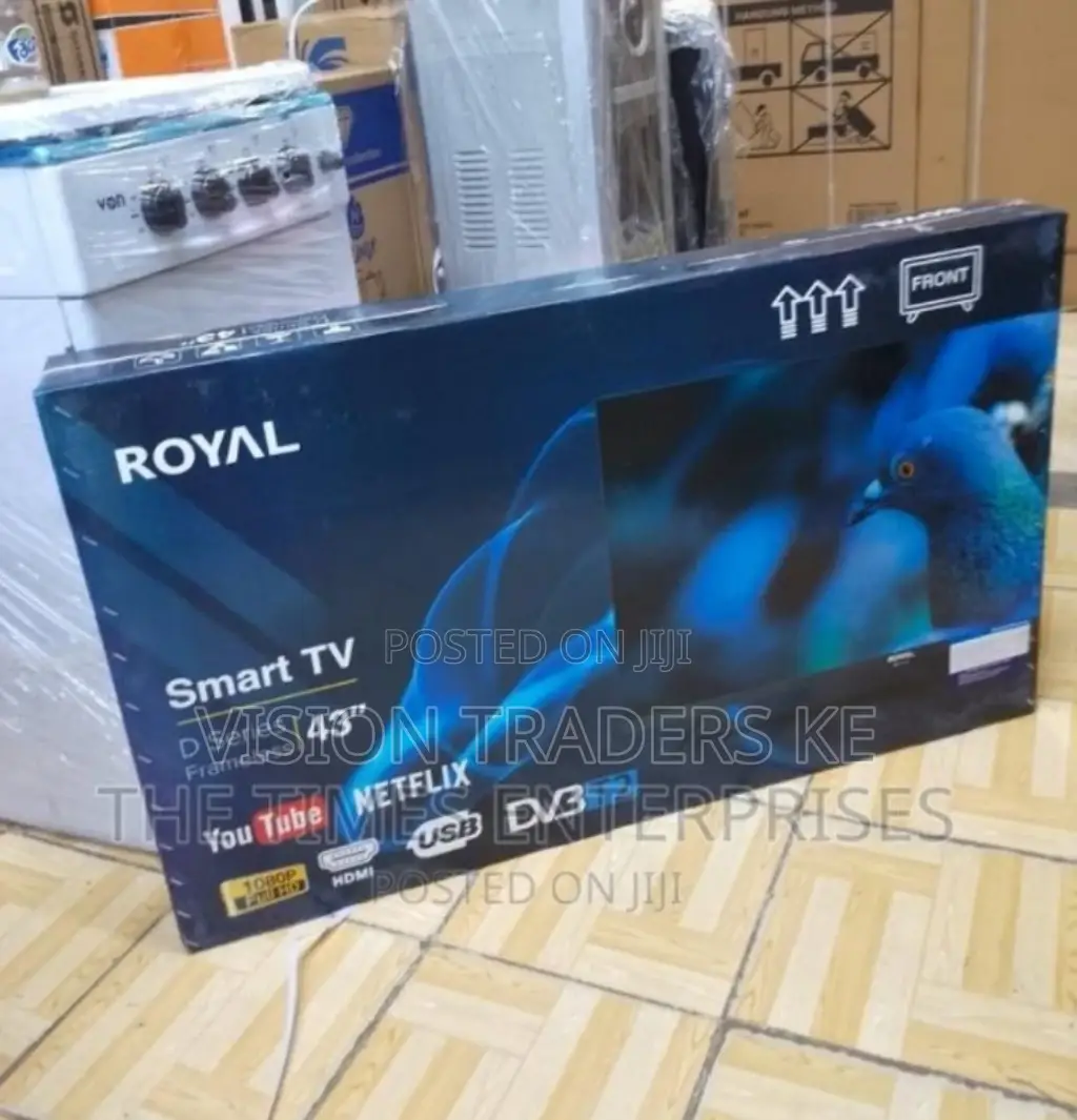 Royal 43 Inches Smart Android Frameless Tv Fullhd