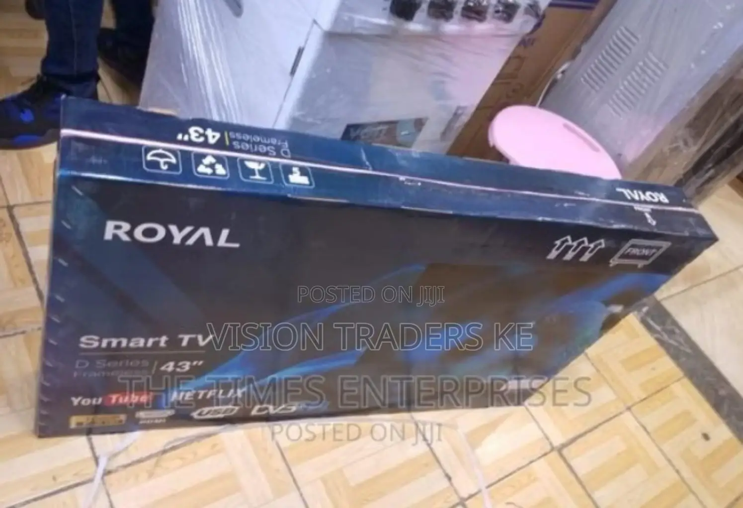 Royal 43 Inches Smart Android Frameless Tv Fullhd