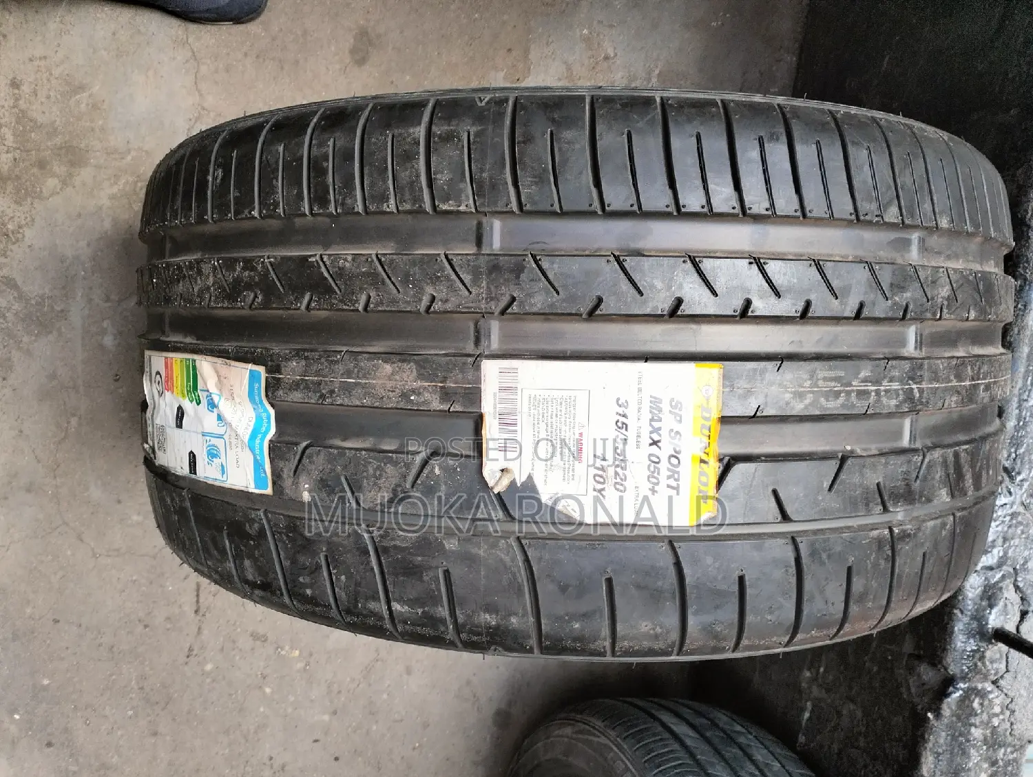 315/35r20 Dunlop Tyre Made in Japan