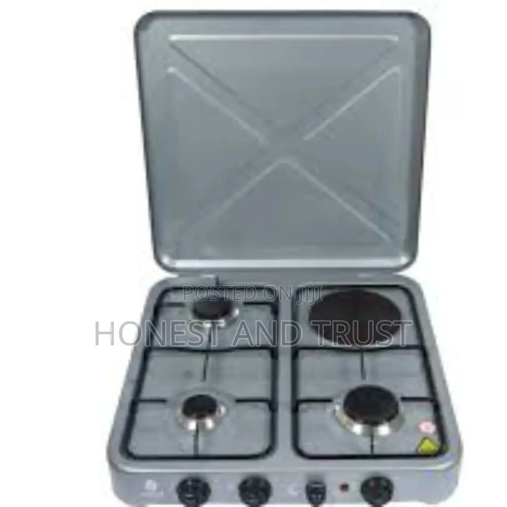 Nunix 4 Burner Gas Cooker