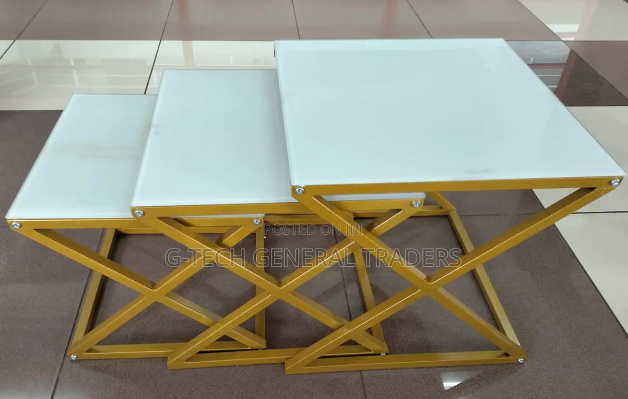 Marble Table! Executive 3pcs Square Marble Table