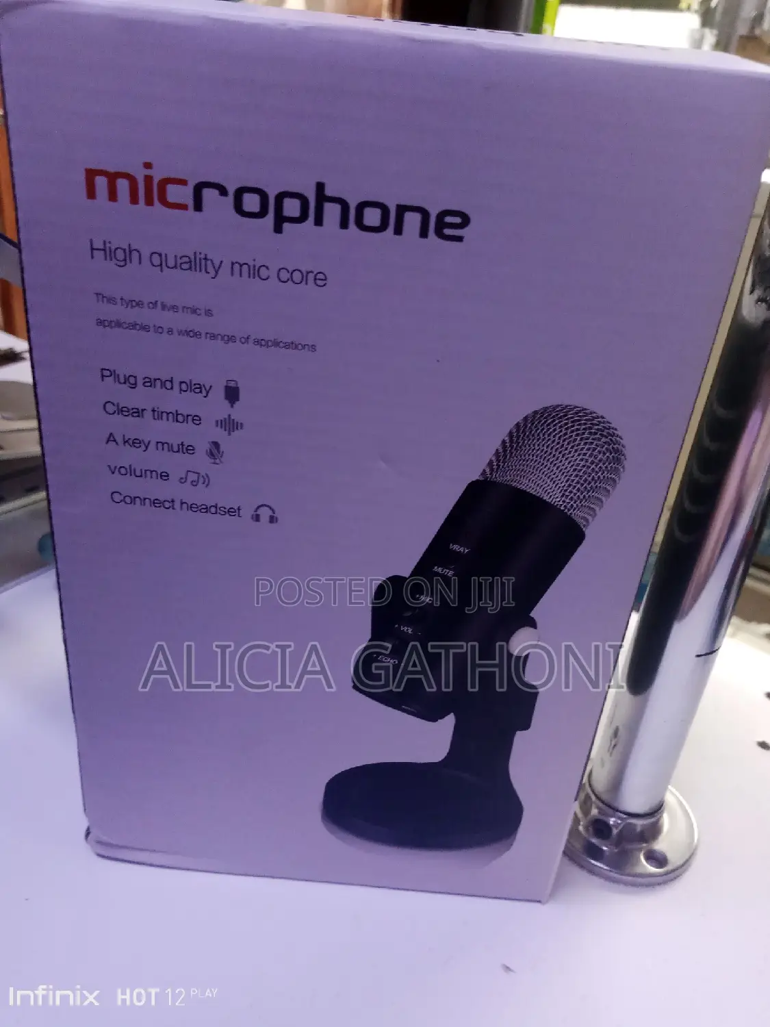 Usb Microphone 360 Angle Rotating