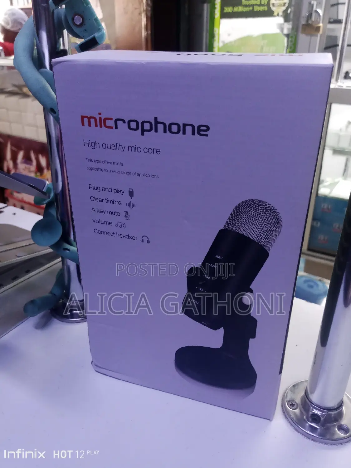 Usb Microphone 360 Angle Rotating