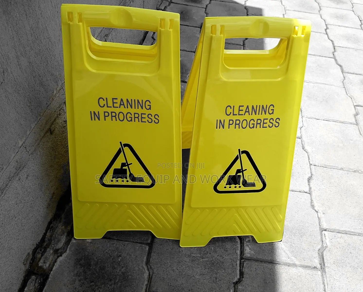 Cleaning In Progress Caution Sign- Legal