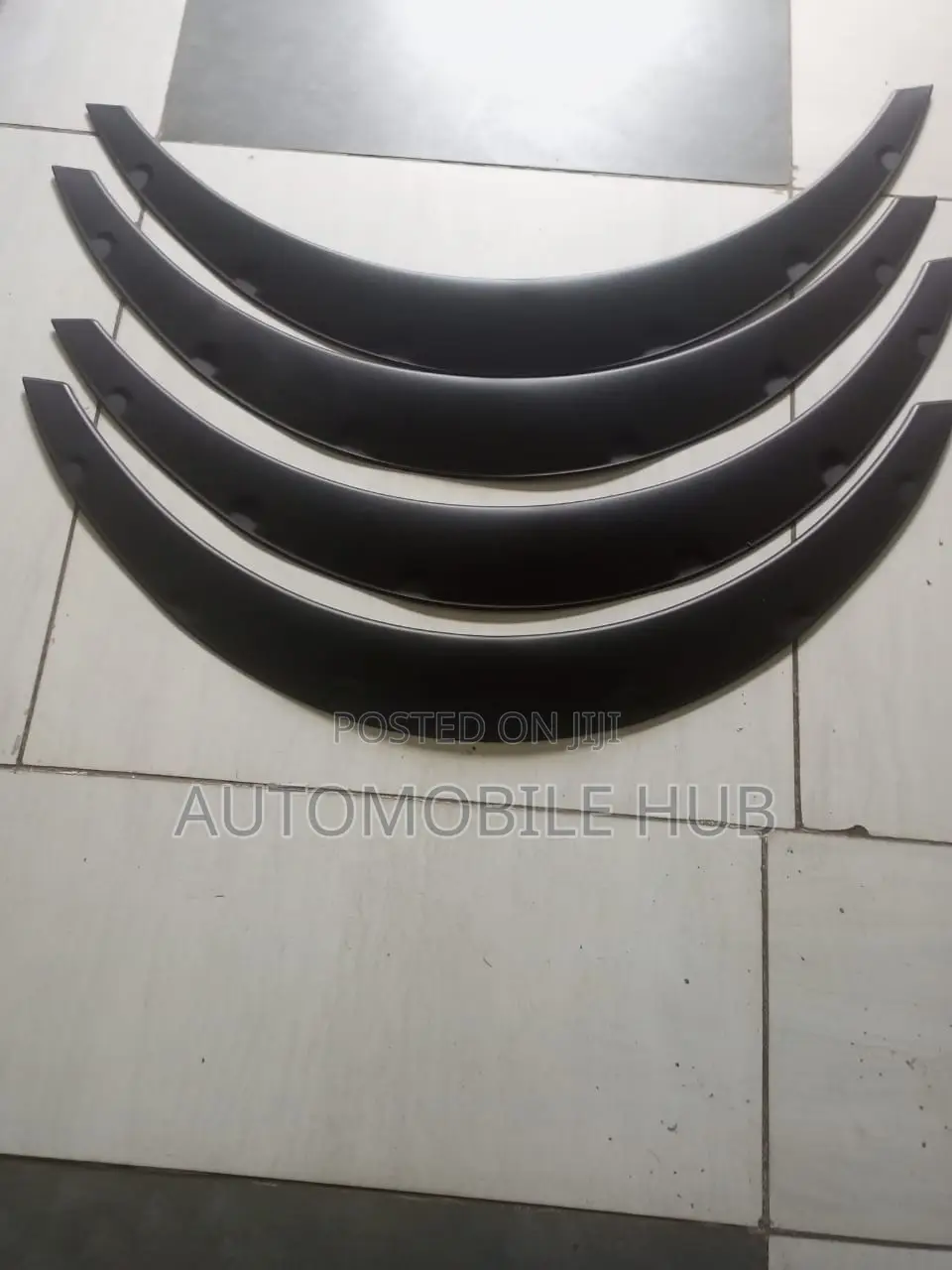 4pcs Black Fender Flares Universal Fit