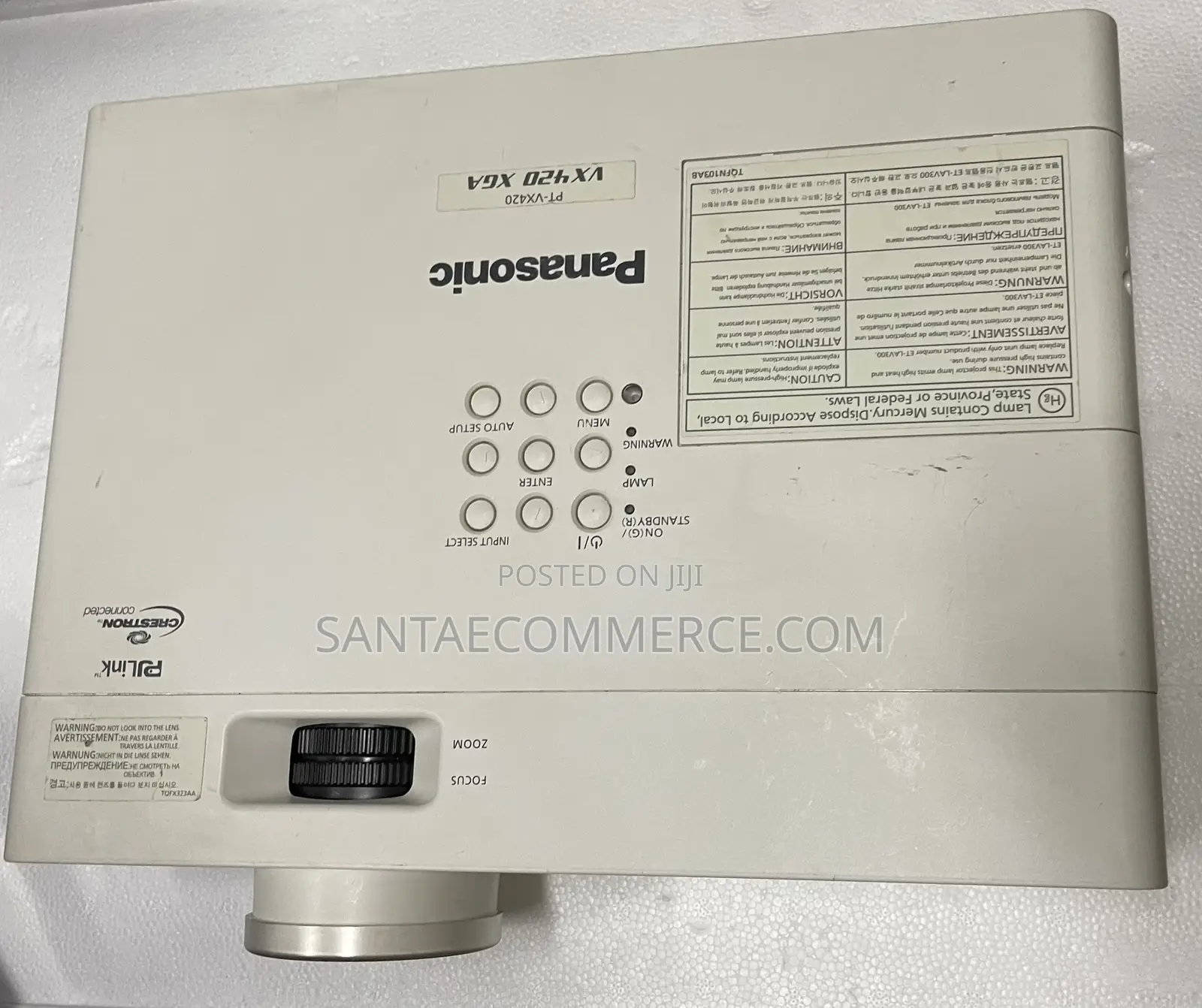 Panasonic LCD 4500 Lumens XGA 1024x768 Resolution PT-VX420