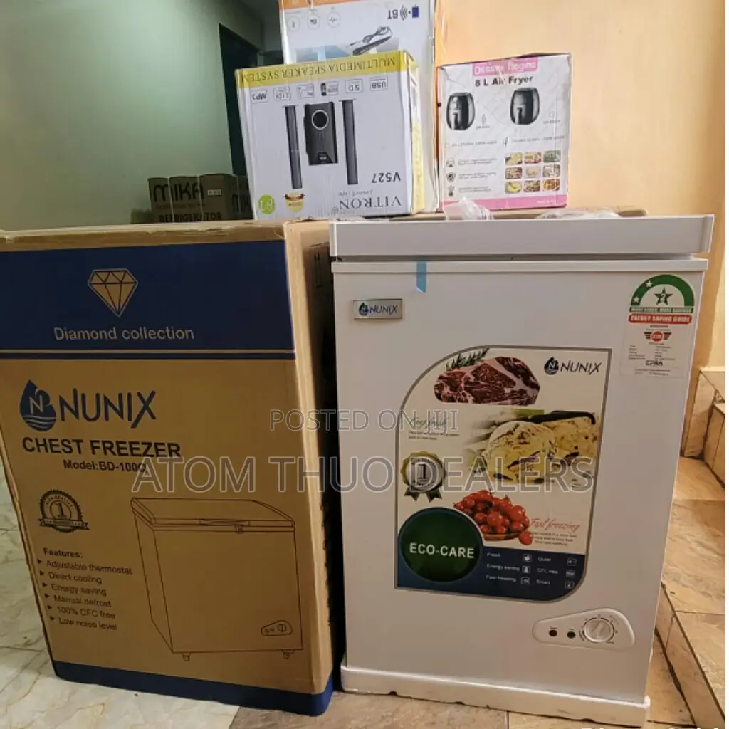 White Nunix 100 Litres Deep Freezer BD-100Q