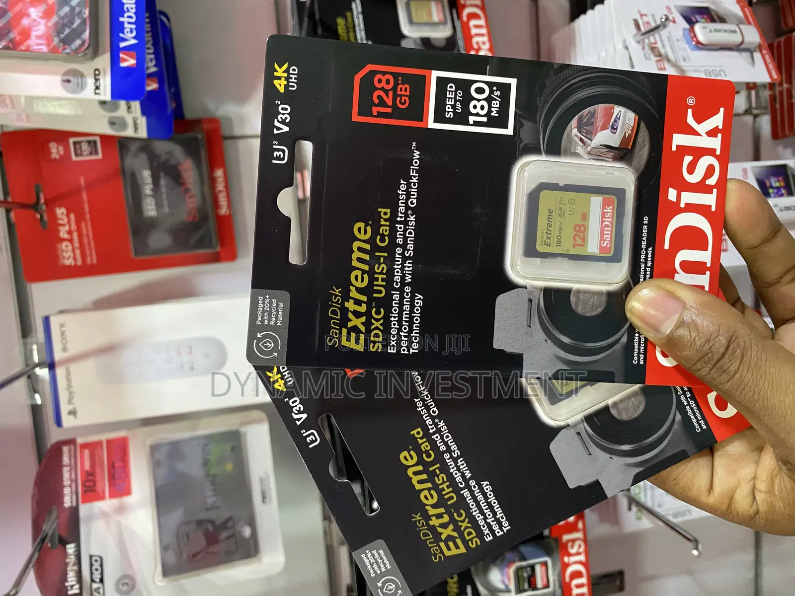 Sandisk 128 Gb Extreme SDHC Camera Memory Card 180 Mb/S