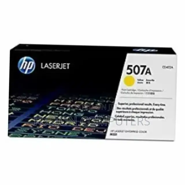 HP 507A Yellow Original Laserjet Toner Cartridge