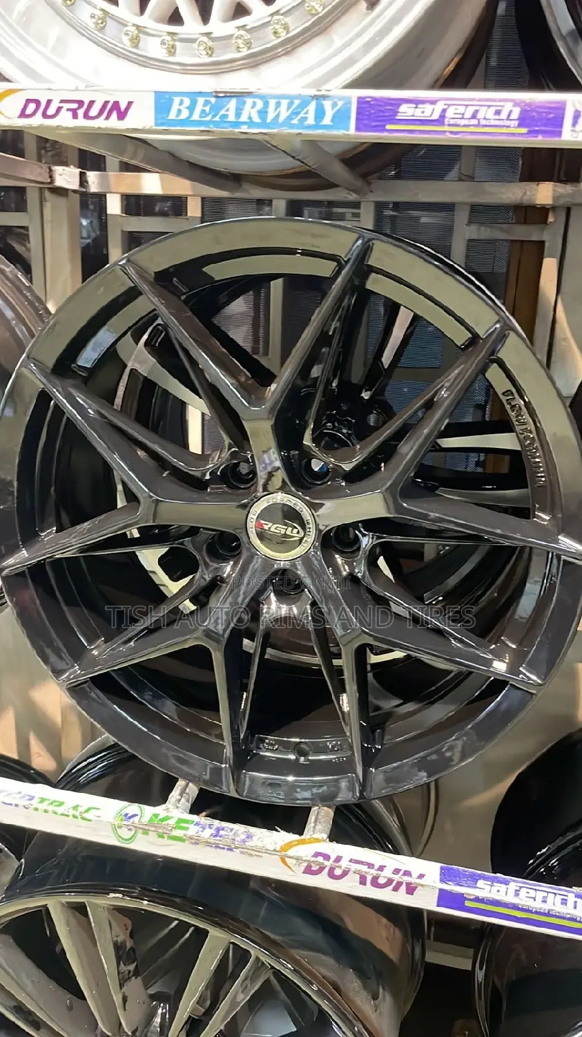 Black RG Wheels Size 18 Inch Set 5*114.3