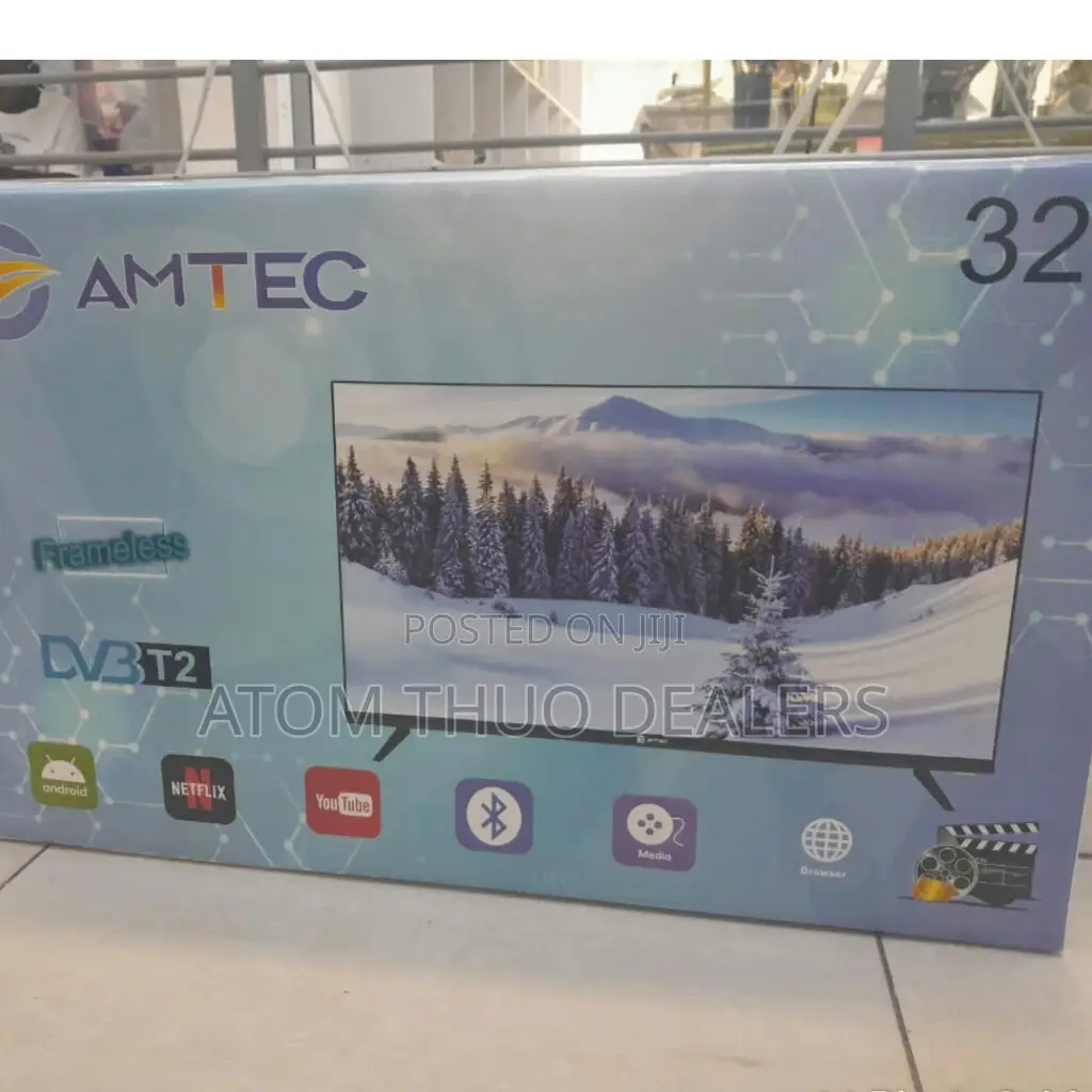 Amtec 32 Inches Smart Android Frameless Tv