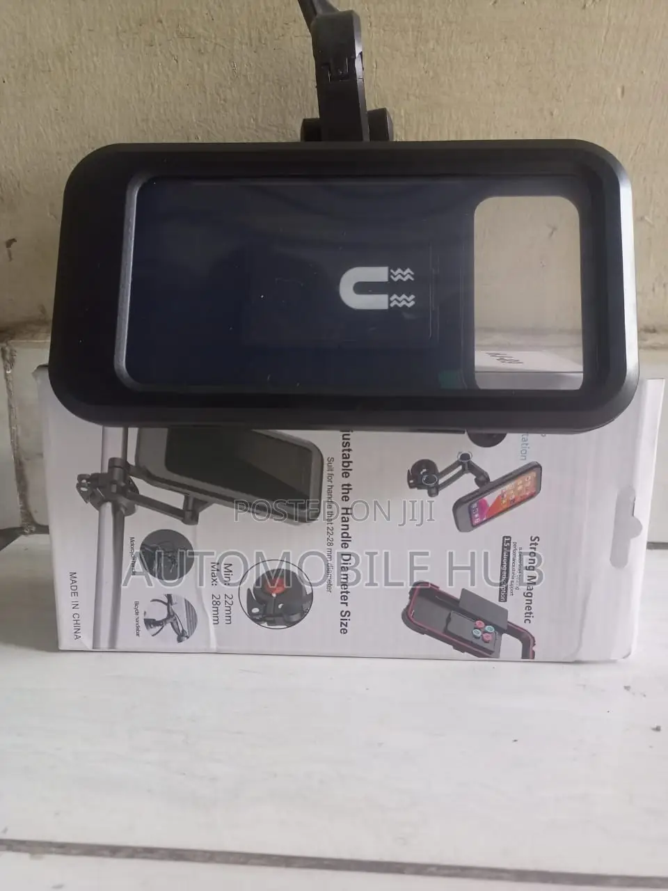 Water Proof Motorbike Phone Holder Black