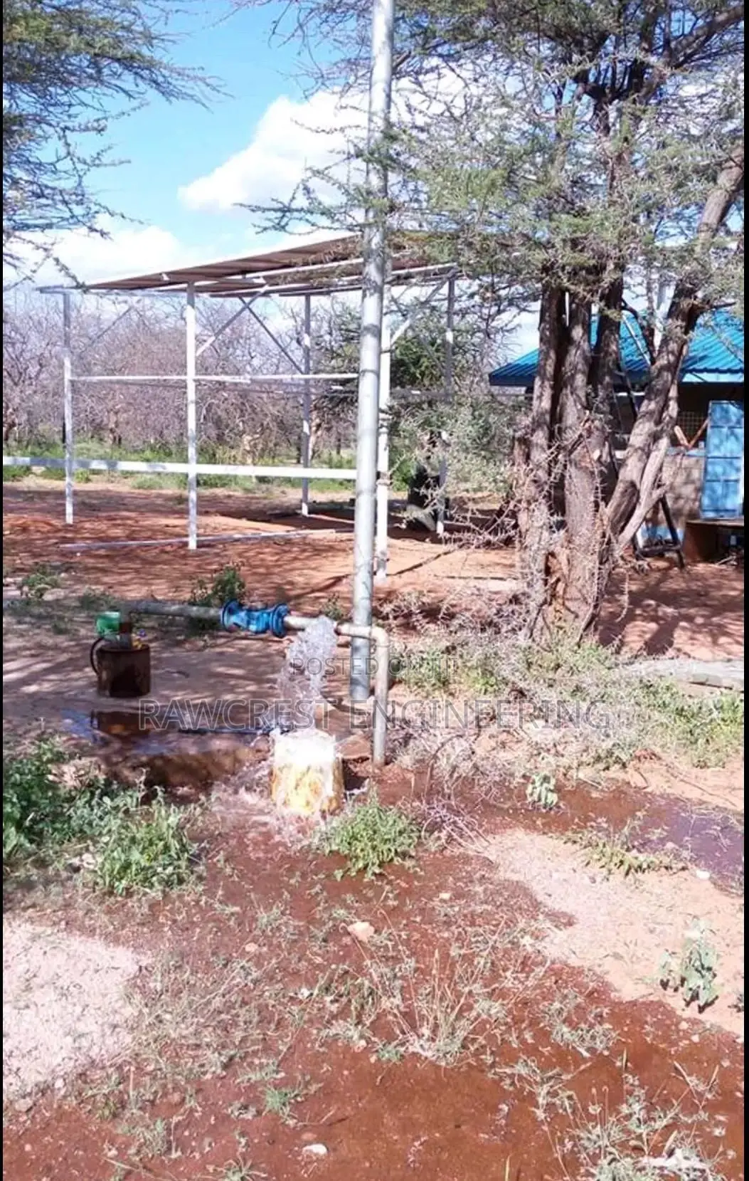 Drilling and Water Tank Installation