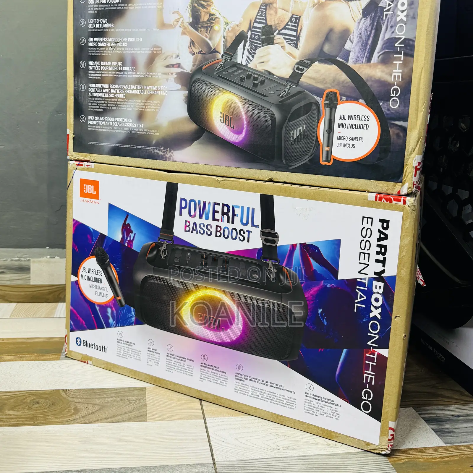 JBL Partybox on the Go Essential Bluetooth Wireless Speaker
