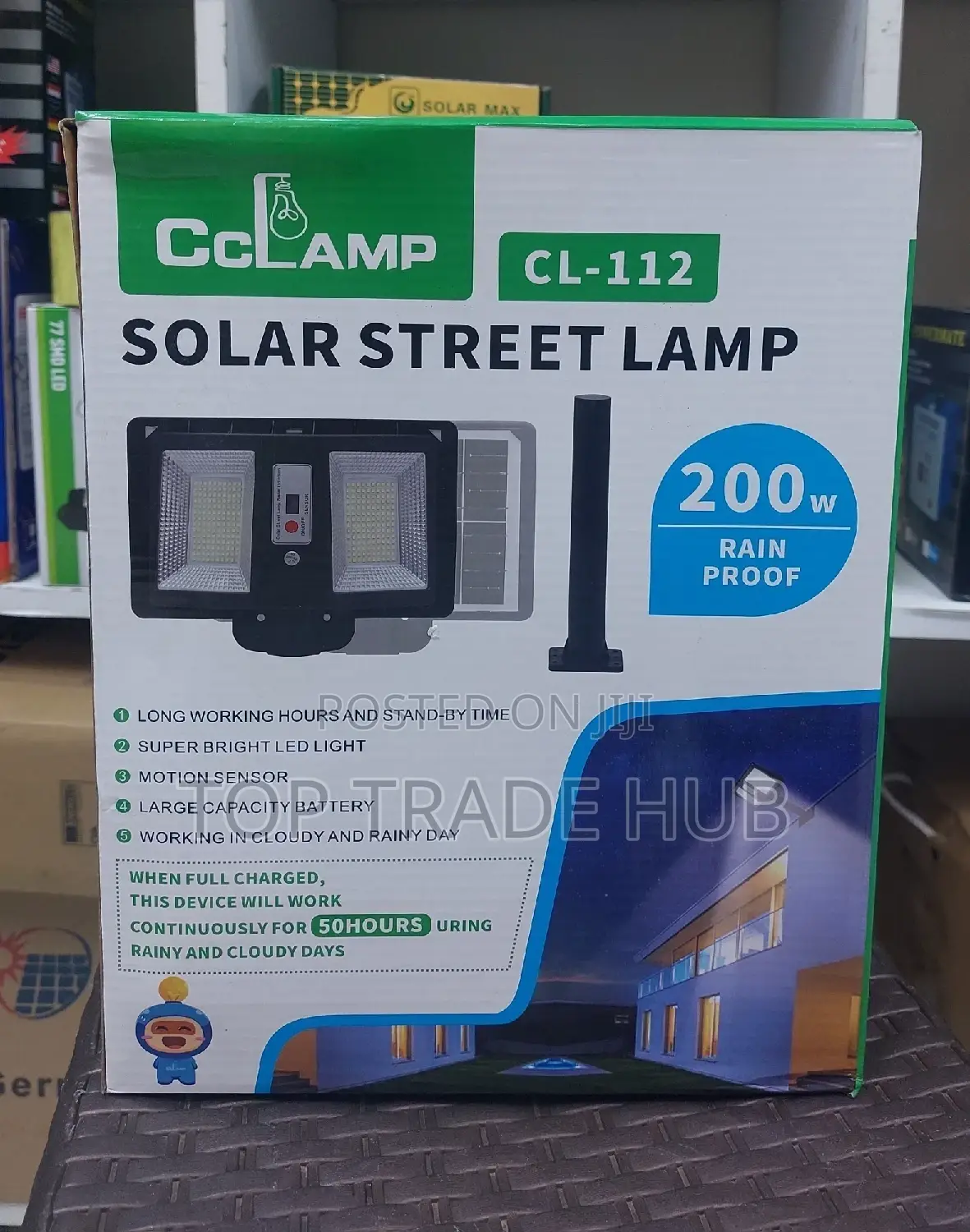 Cc Lamp Solar Street Lamp 200 Watt With Motion Sensor