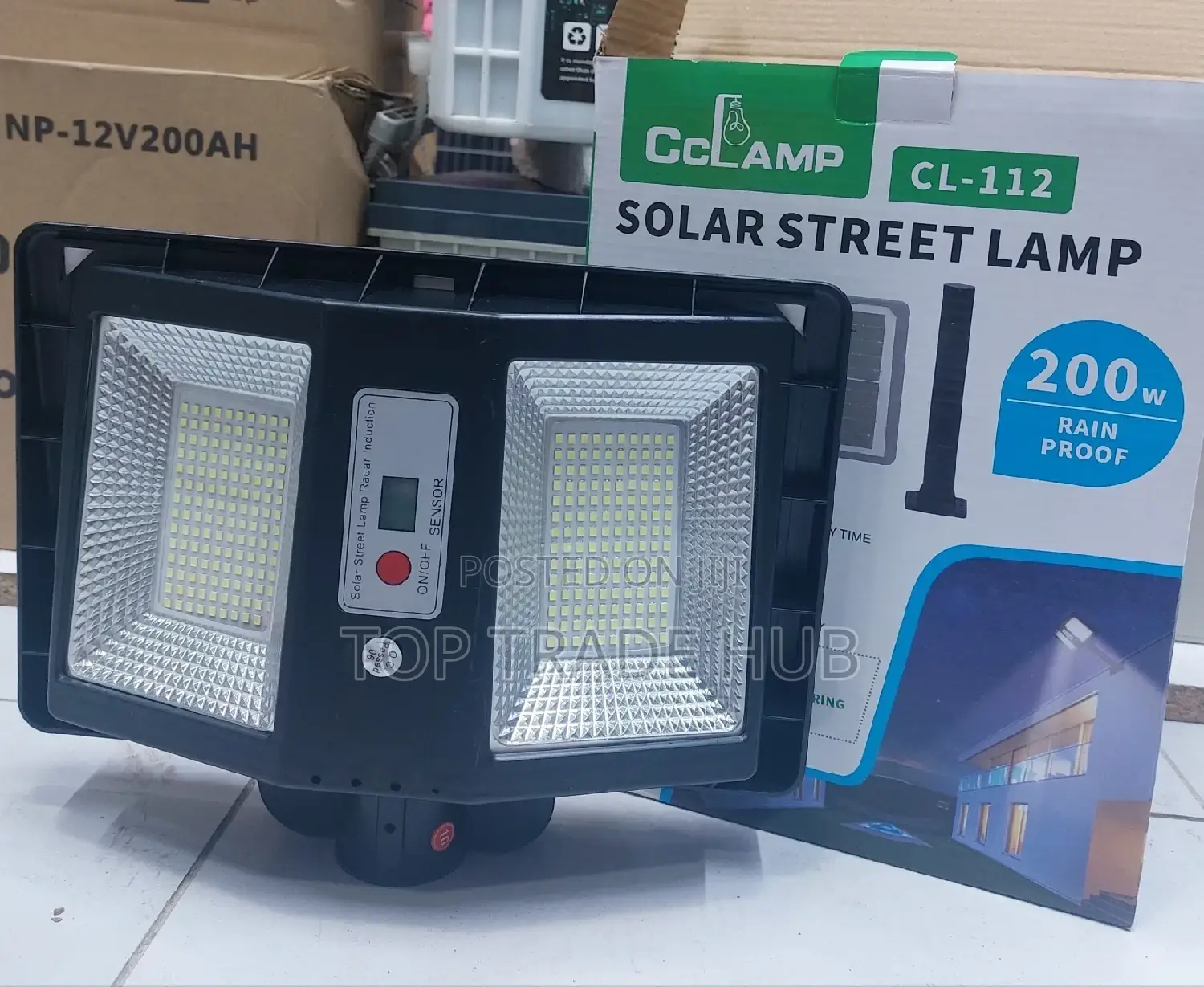 Cc Lamp Solar Street Lamp 200 Watt With Motion Sensor