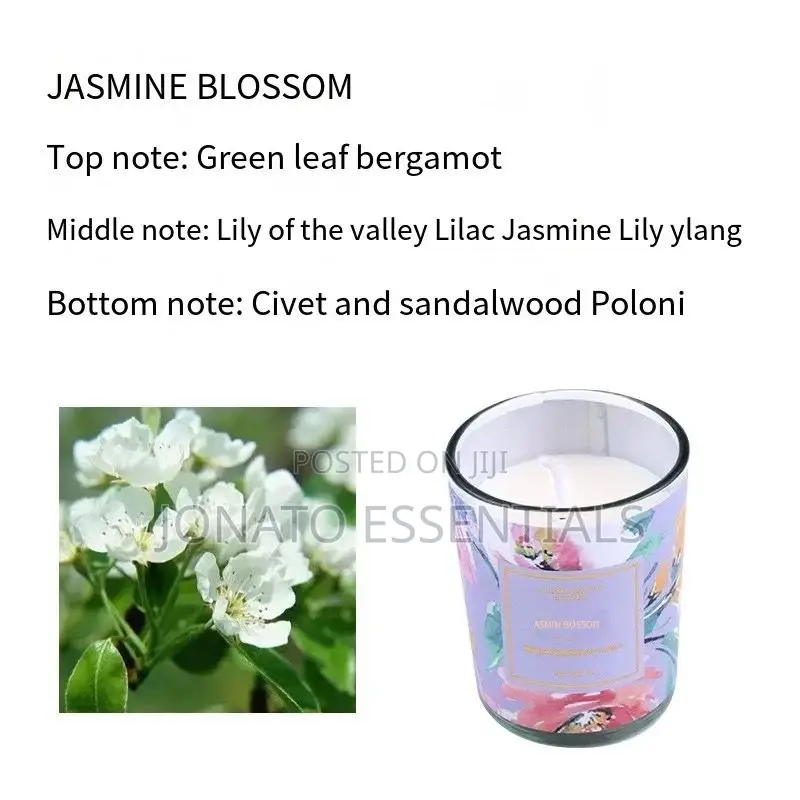 Valentines Botanical Scented Candle