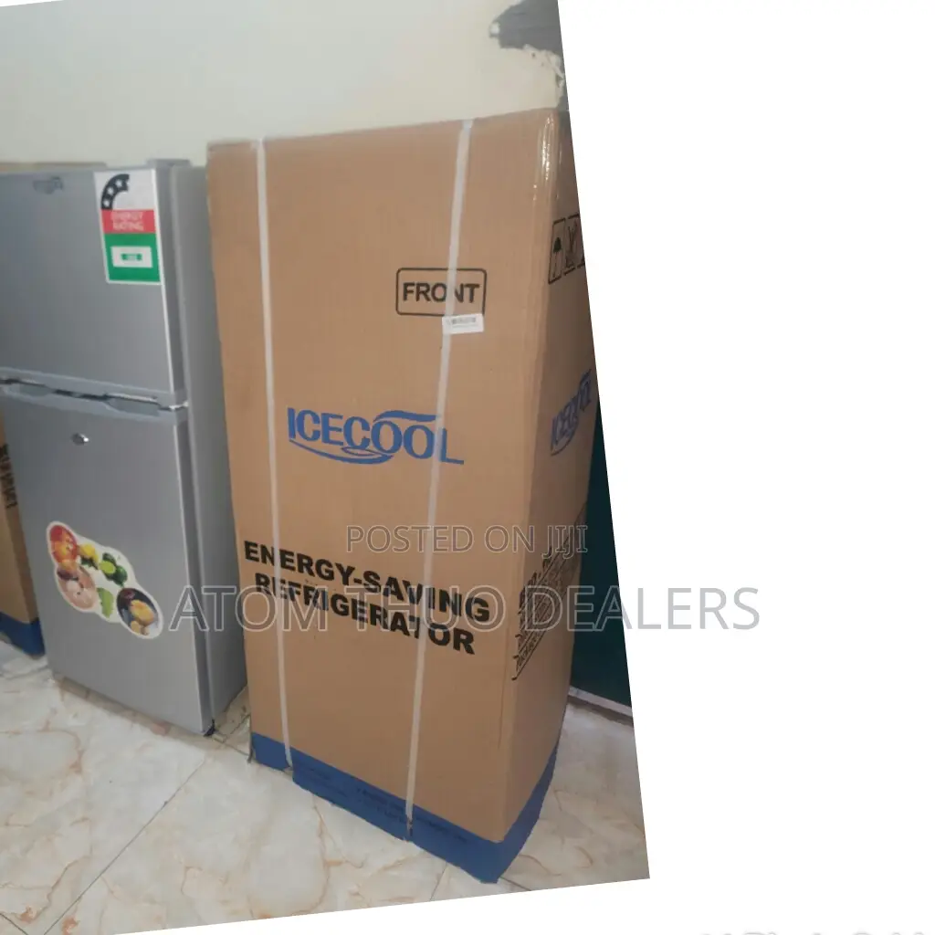 Silver 118 Litres Icecool Double Door Fridge