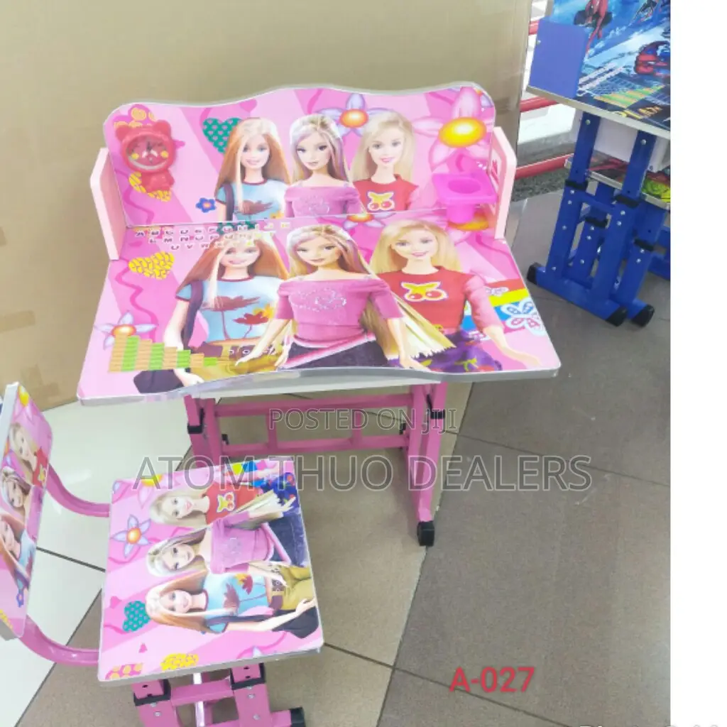 Princess Pink Kids Study Desk Tables