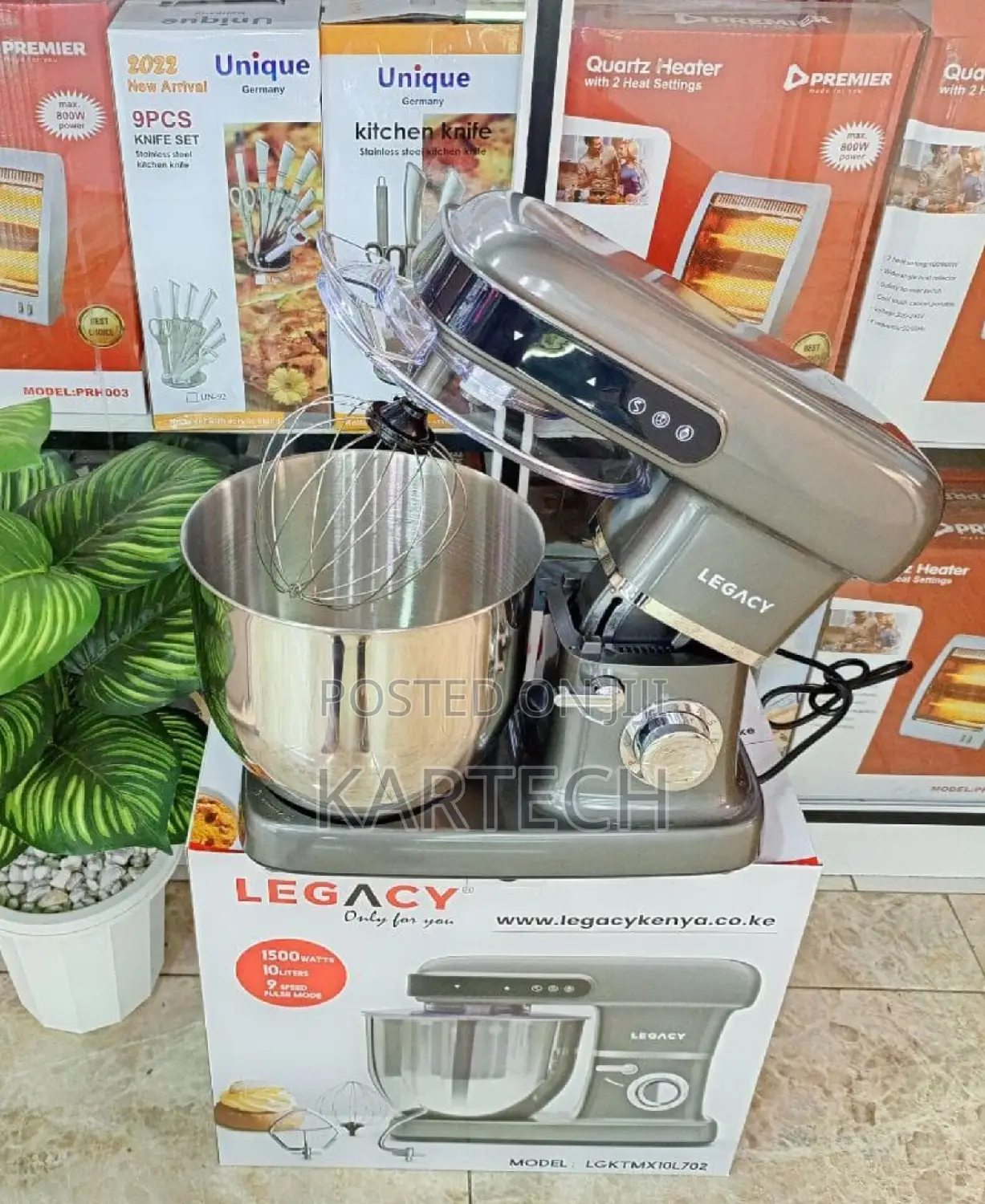 Legacy 10ltrs Stand Mixer 9 Speed