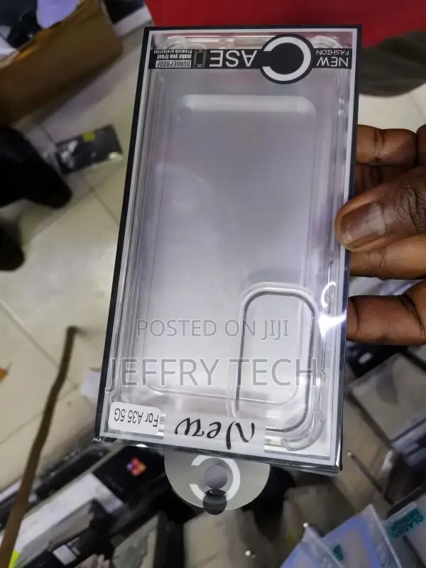 Clear Reinforced Silicone Back for Samsung Galaxy A35