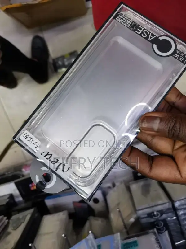 Clear Reinforced Silicone Back for Samsung Galaxy A35