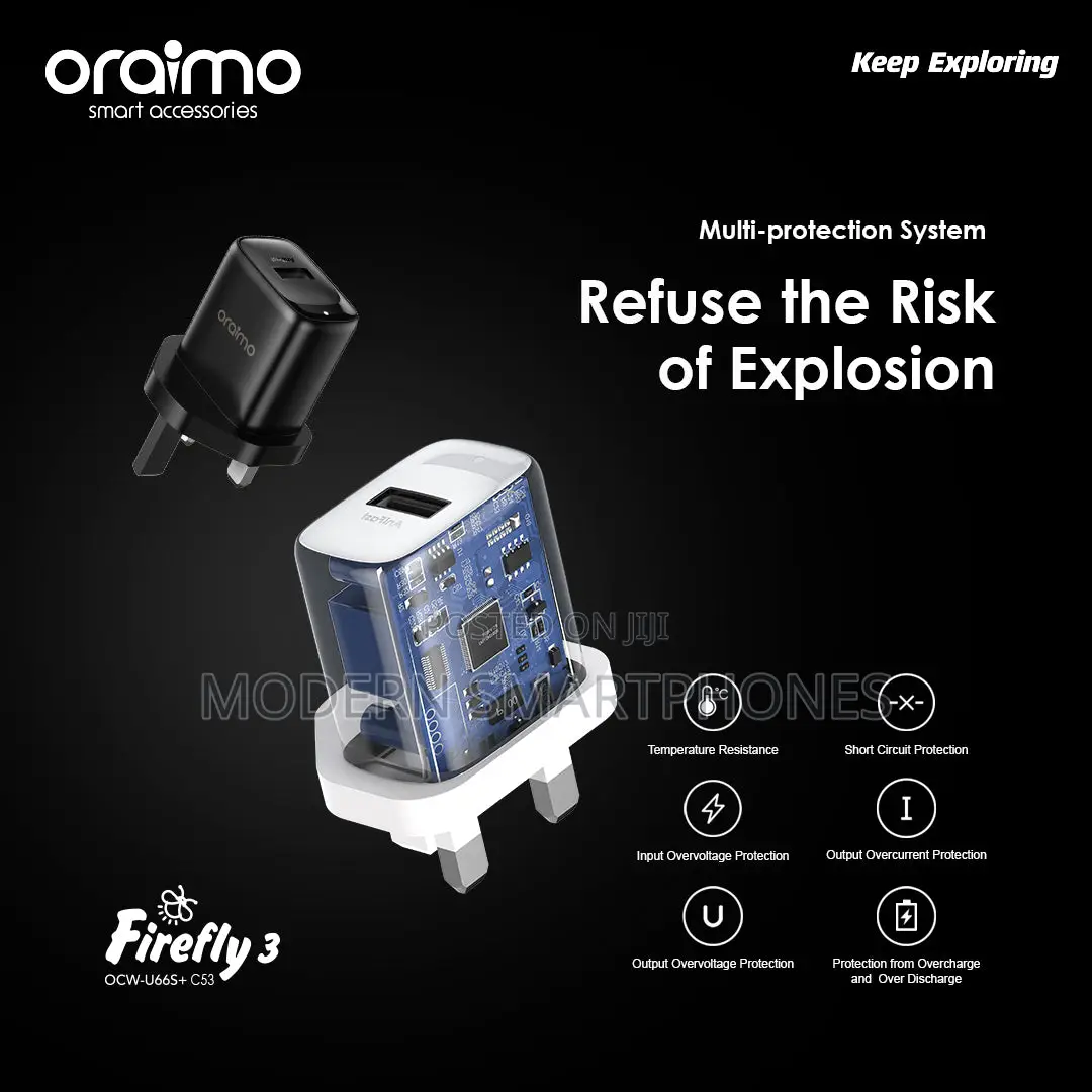 Oraimo Firefly 3 10W Wall Charger Kit