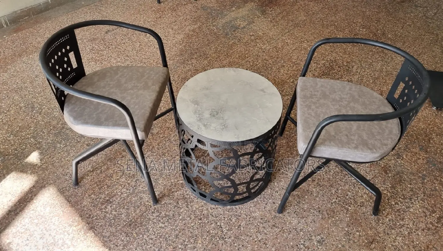 Metallic Balcony Set or Outdoor Furniture