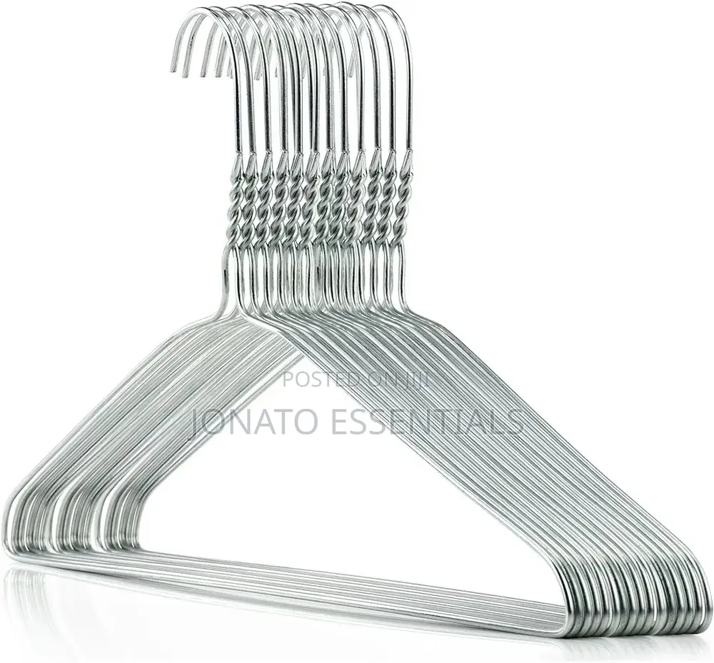 10 Piece Stainless Steel Clothes Hangers