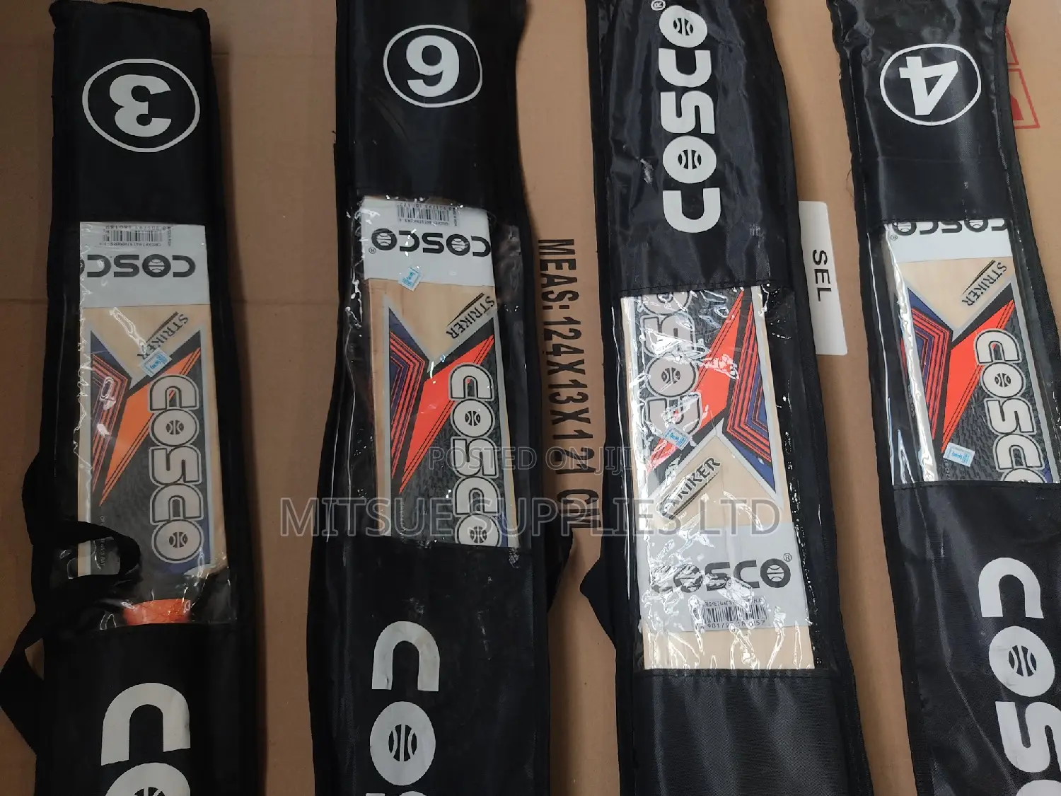 Cisco Tennis Cricket Bat Striker Size 3/4/6 With Cover