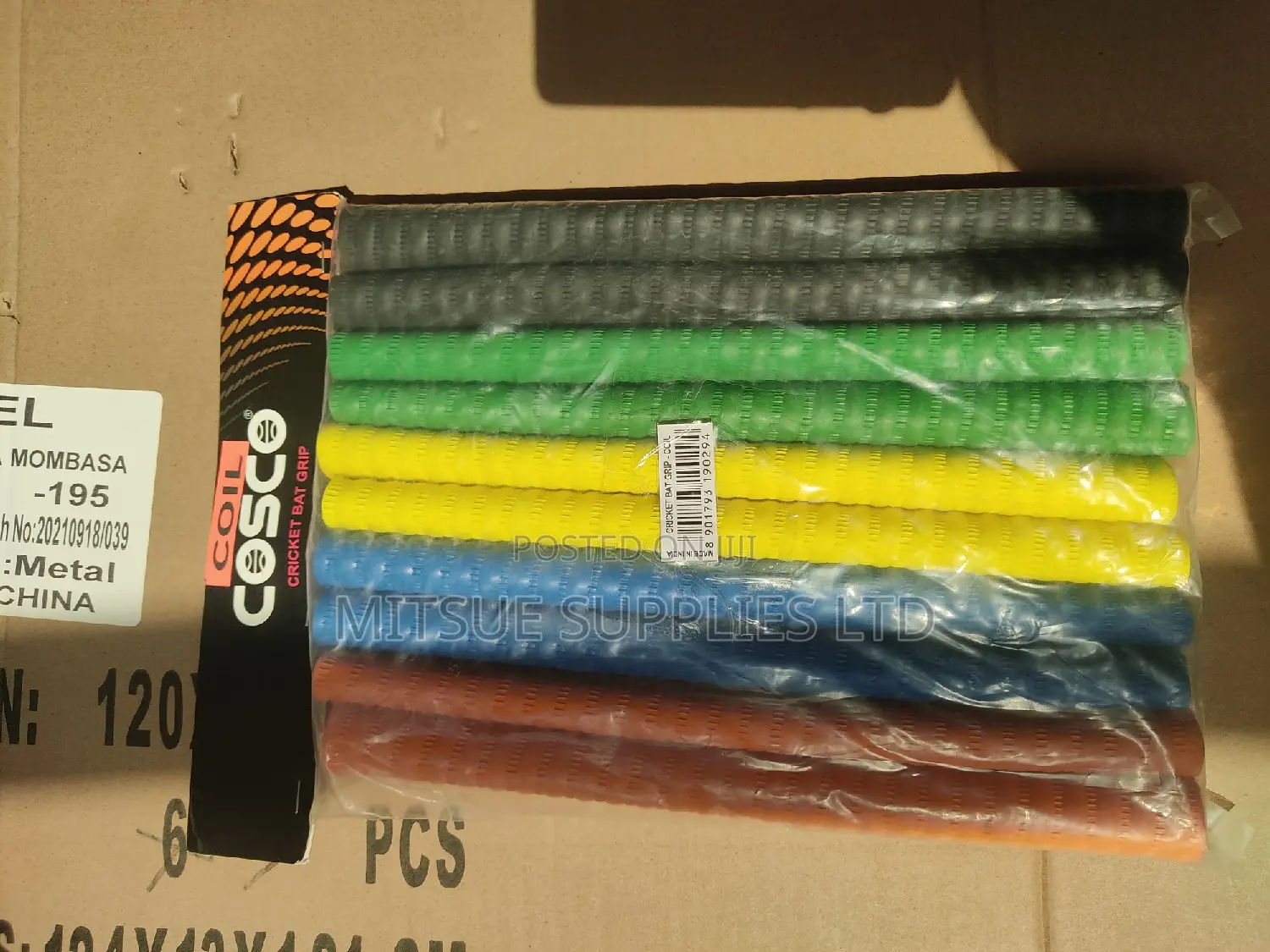Cosco Cricket Bat Grip Coil Set of 10
