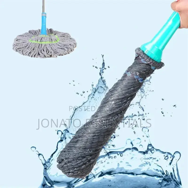 Self Wringing Twist Mop Microfiber Floor Cleaner Stainless Steel