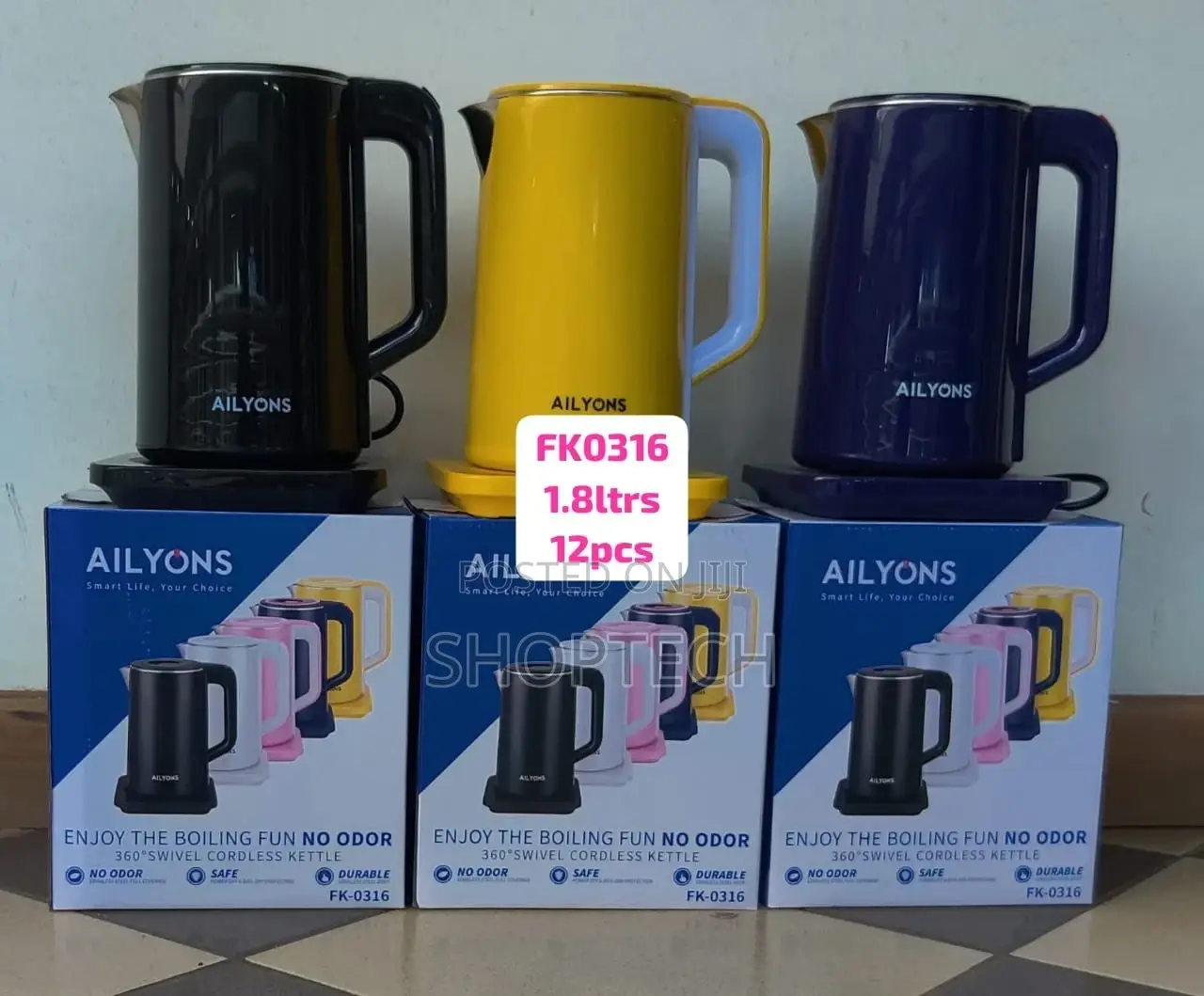 Plastic Ailyons Electric Kettle