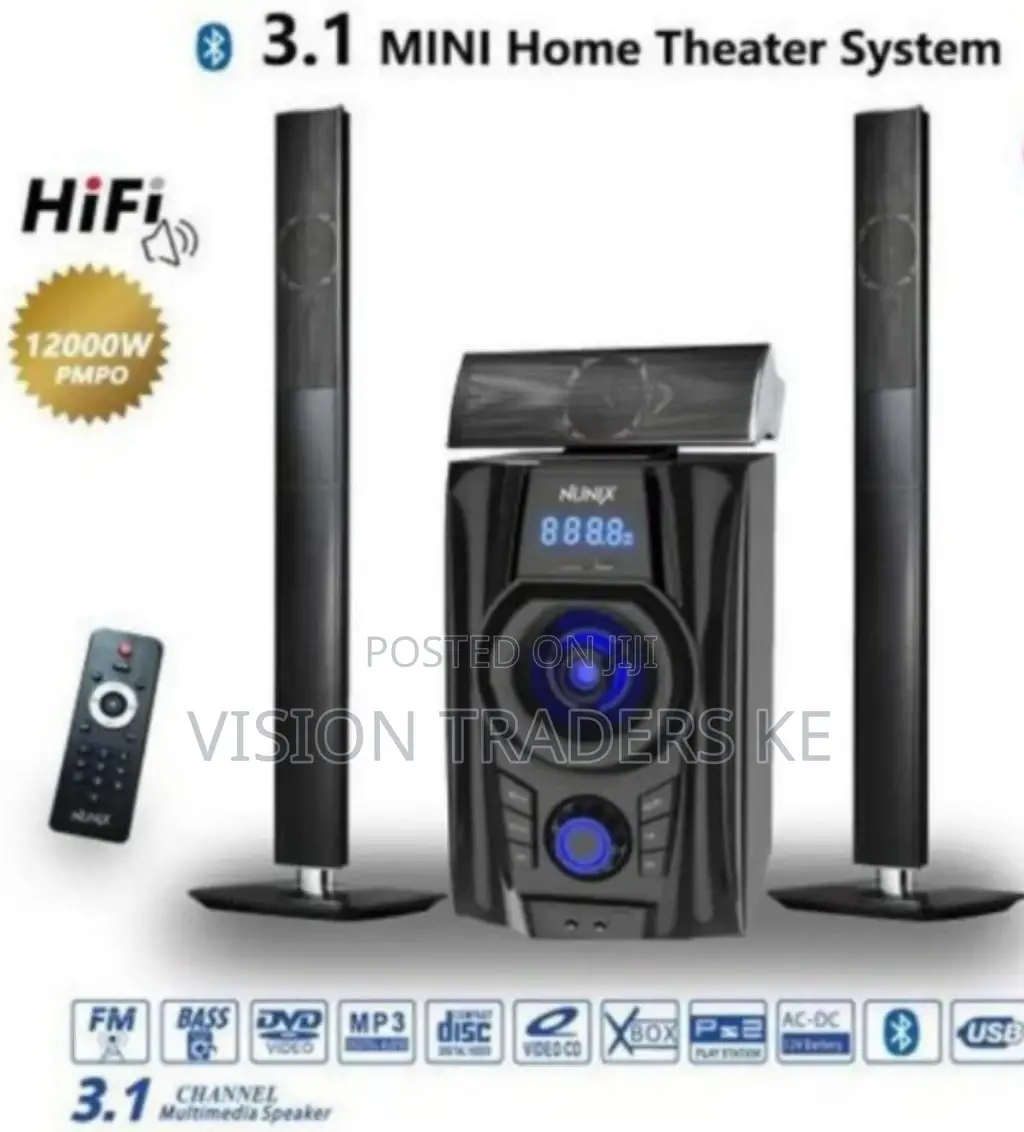 Nunix 3.1 MINI Home Theater System M1 12000W Pmpo