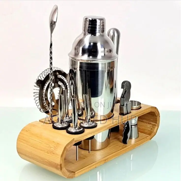 Cocktail Shaker Set With Tray