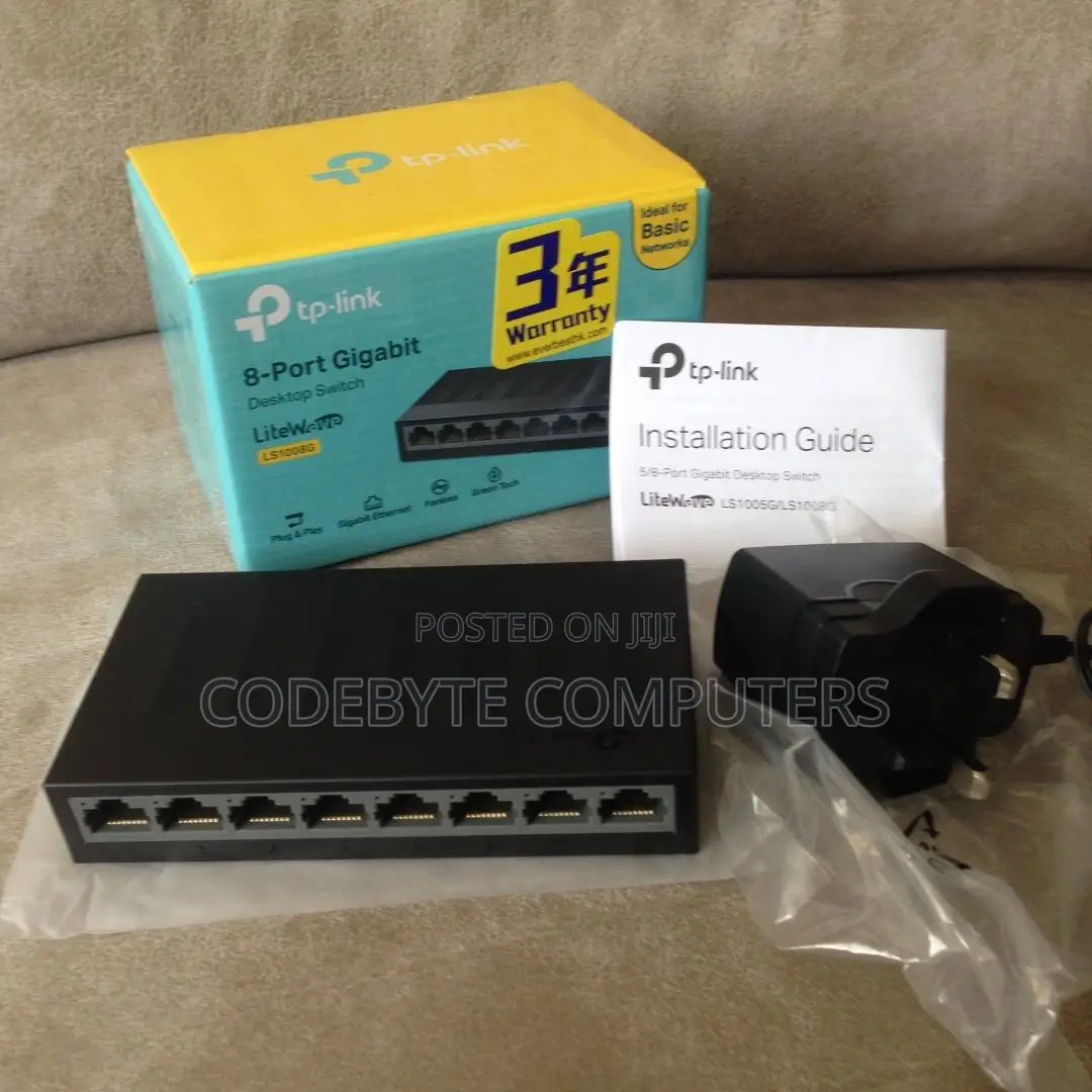 8 Port Gigabit Desktop Switch LS1008G