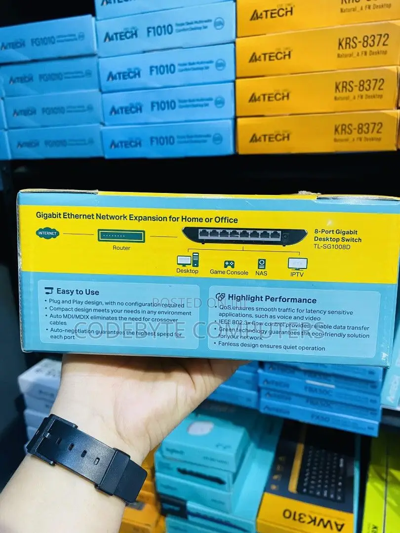 Tp-Link Tl-Sg1008d 8-Port Desktop Switch