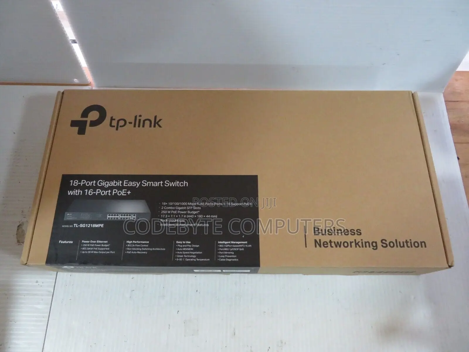 Tp-link Tl-sg1218mpe Switch 18 Port Gigabit Easy Smart Switch