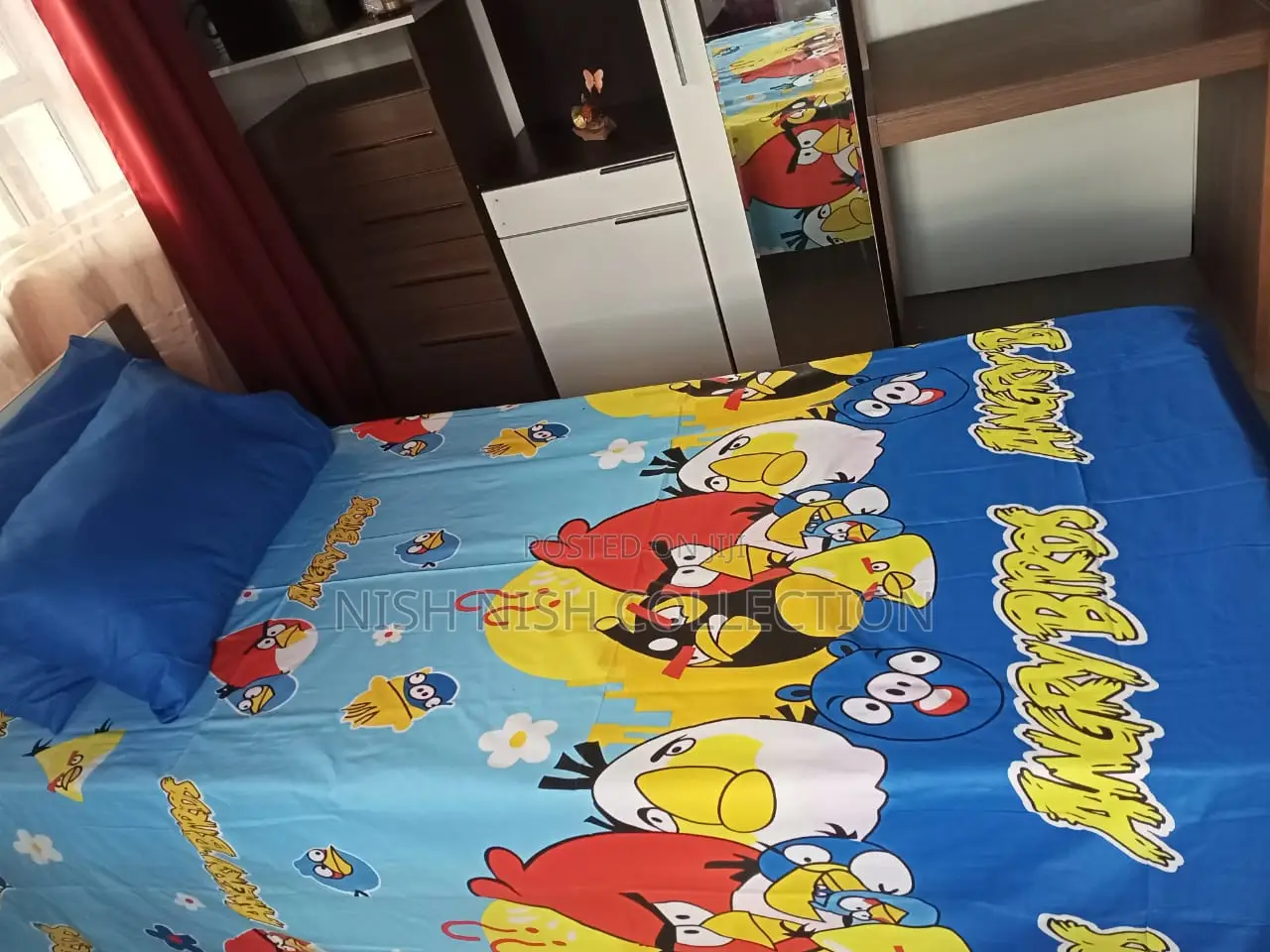 Cartoon Themed Cotton Bedsheet