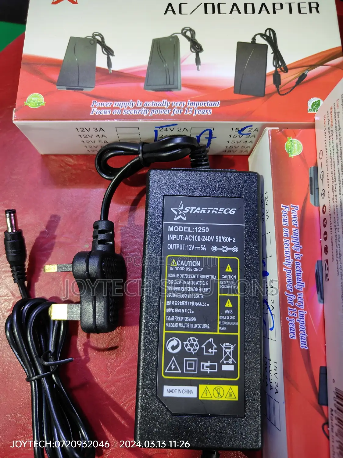 Power Adapter. 5amps ( AC Power Adapter Cable