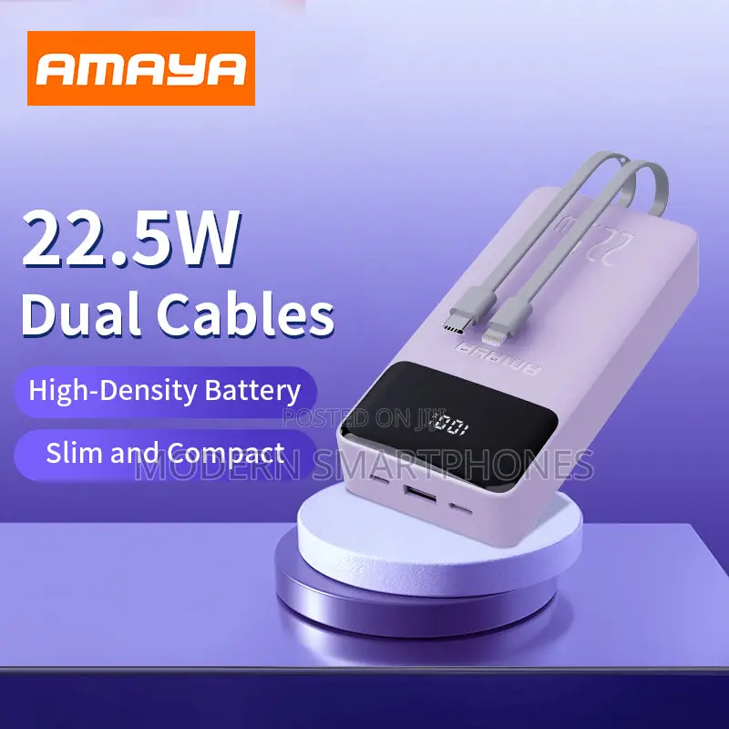 Amaya APW-13 Power Bank 20000mah 22.5W Super Fast Charginng